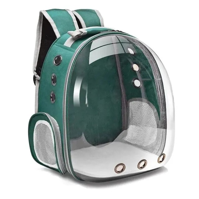 Cat Transparent Capsule Bubble Backpack Small Animal Puppy Kitty Bird Breathable Pet Carrier for Travel