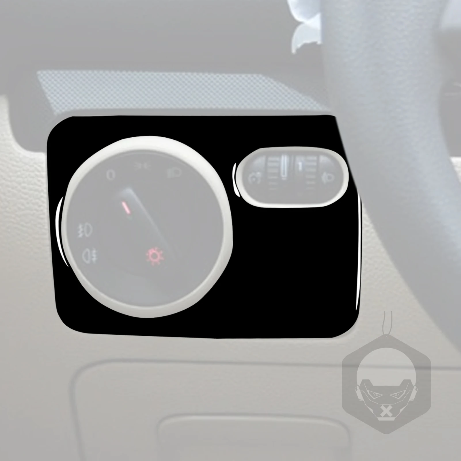 For Volkswagen Golf 6 GTI R MK6 2008-2012 Piano Black Gear Shift Air Outlet Vent Dashboard Set Car Interior Accessories Sticker