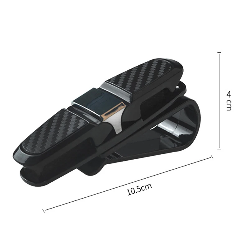 Car Glasses Case Holder Auto Sun Visor Glasses Sunglasses Organizer Clip Card Holder Eyeglasses Car Accessories Interior