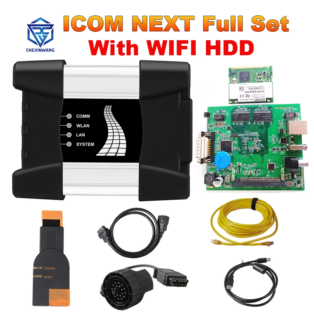 Full NEXT 2023 ICOM Set For ICOM A2+B+C 3 In 1 Diagnostic Programming Tool For ICOM A2 All Series ddmysmile WIFI Coding Scanner Tester Smile +B+C