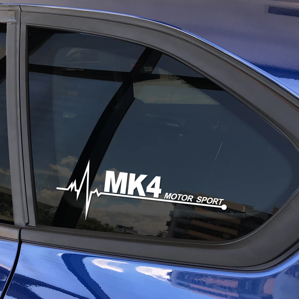 Golf For VW 4 5 7 6 3 4 2 3 5 6 7 8 Car Side Window Stickers Auto Exterior Decals Styling Accessories smile