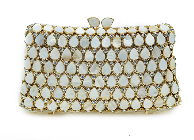 Lady Shell Gold/Silver Long Chain Shoulder Bag Women's New Female Cross body Bags Phone Evening Bags Party Wedding Day Clutches