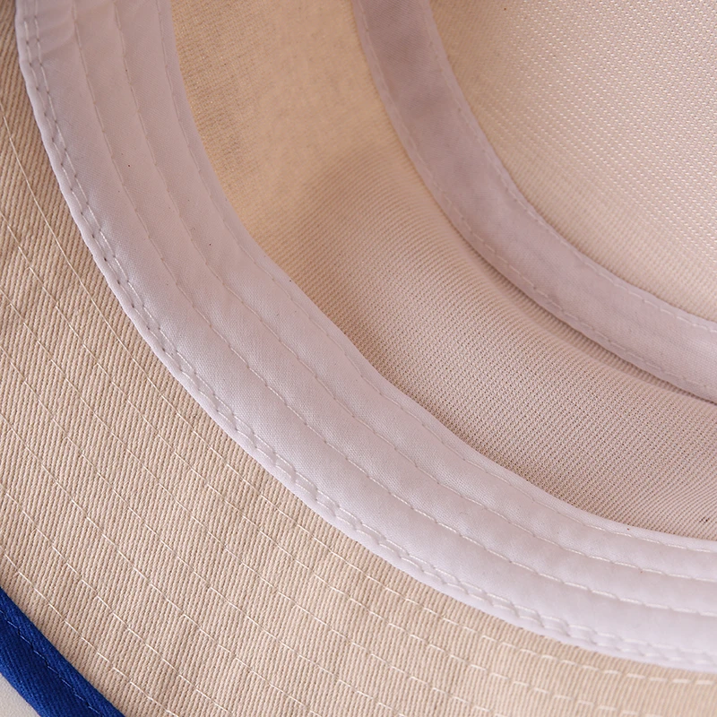 Reversible Bucket Hat Baby Cute Bear Embroidered Children Boys Girls Fisherman Cap Spring Summer Outdoor Kids Beach Sun Hats smile