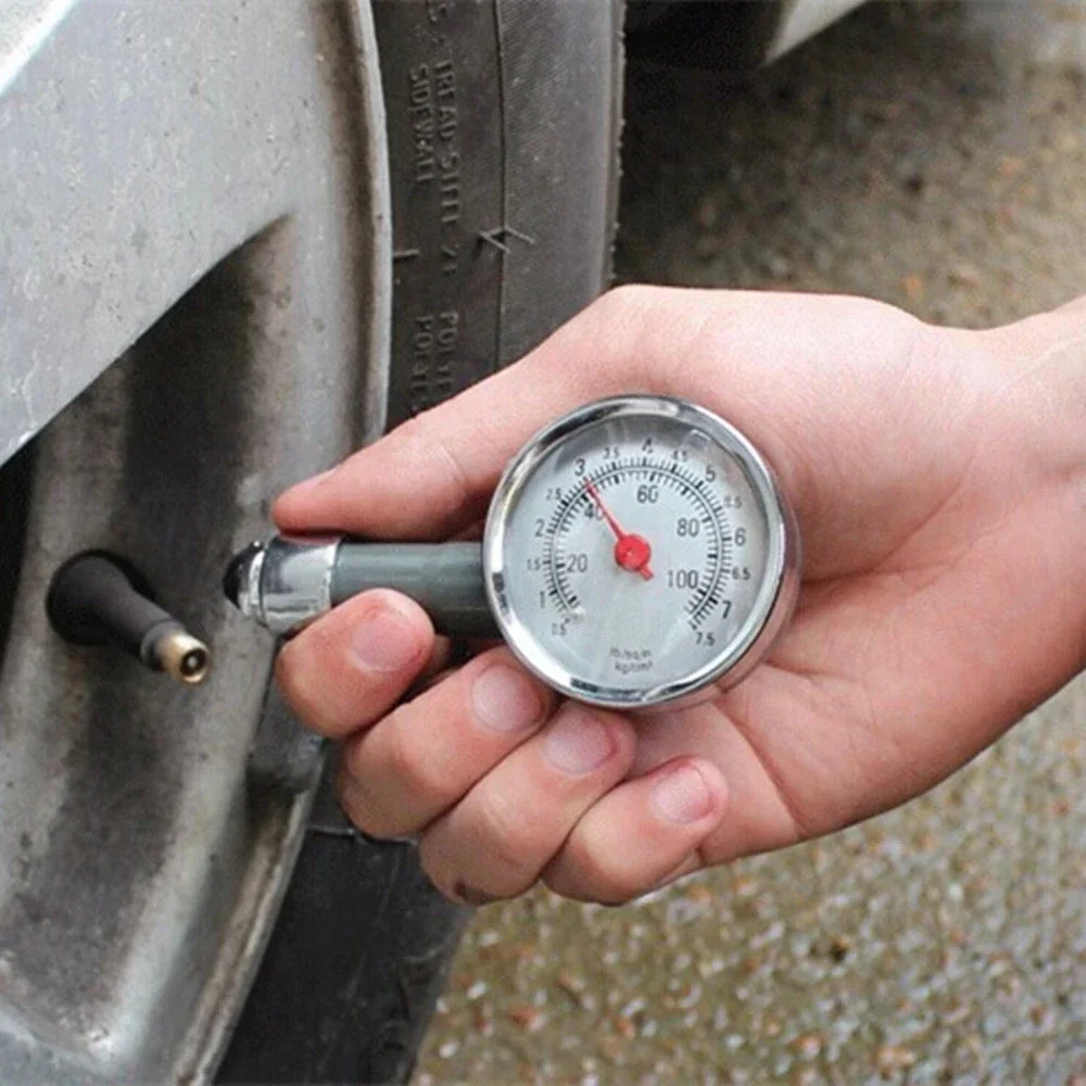 Pressure Metal Car Tire Gauge AUTO Air Pressure Meter Tester Diagnostic Tool for Jeep Fiat VW Ford Audi Honda Toyota smile