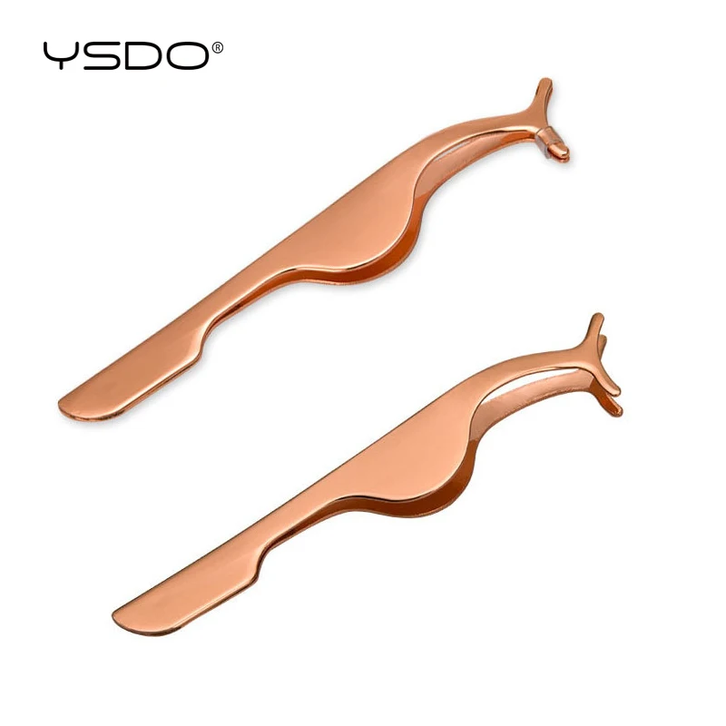 1 Eyelashes YSDO PCS Tweezers False Eyelashes Professional Applicator Tweezers Mink Lashes Beauty Makeup Tools Lashes Tweezers smile