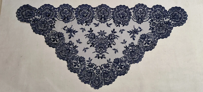 Triangular Veil new 2025 Lace Chapel Shawl Women Head Covering Catholic Veil