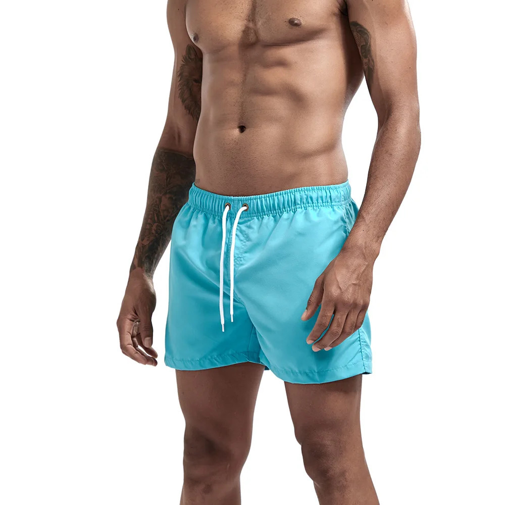 Mens sport running beach Short board pants sell swim trunk pants Quick-drying with pocket male surfing shorts GYM Swimwear 241108