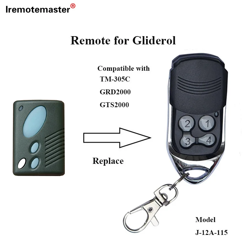 Replacement Gliderol TM305C Garage new Door 2025 Remote Transmitter