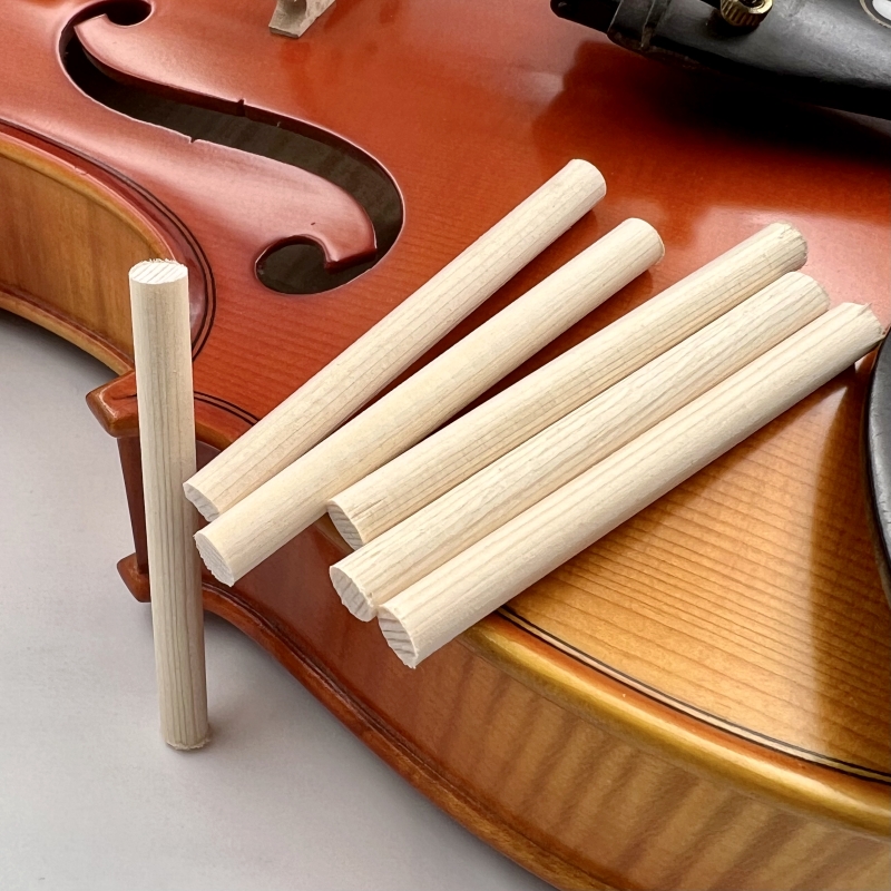 10PCS Cello 4/4 3/4 1/2 1/4 Spruce Wood Column Speaker Sound Post Cello Soundposts Luthier Repair parts