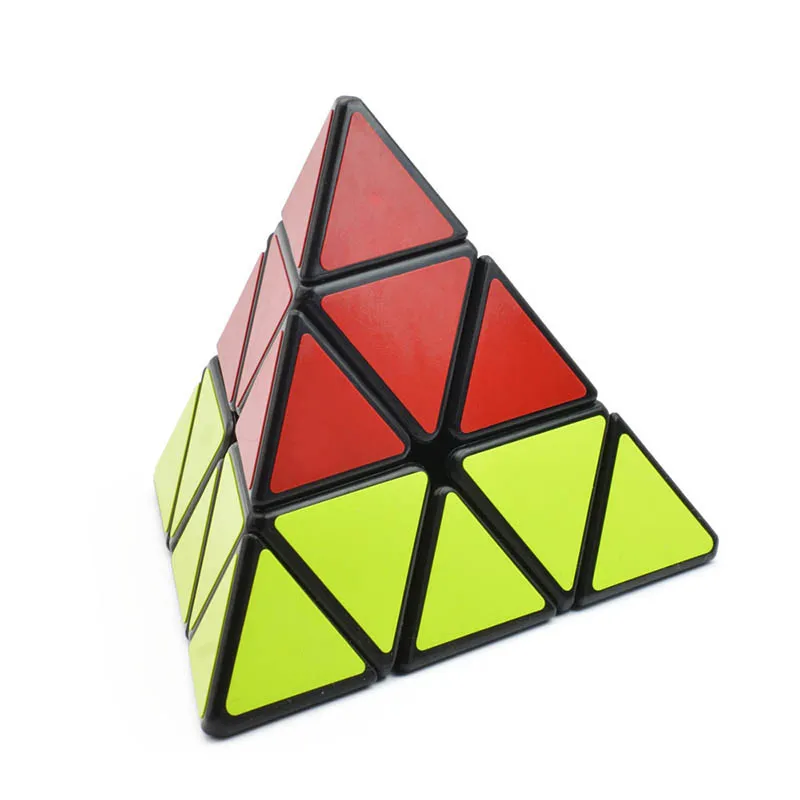 Pyramid Magic Cube 3x3 Cubo Magico Kids Intellectual Develop Game Learning Educational 3x3x3 Pyramid Puzzle Toys For Children
