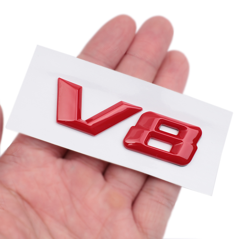 3D ABS Chrome Letters Car Fender Badge Sticker V12 V8 Emblem For Mercedes Maybach S600 W222 S500 W140 CL600 M275 CLS63