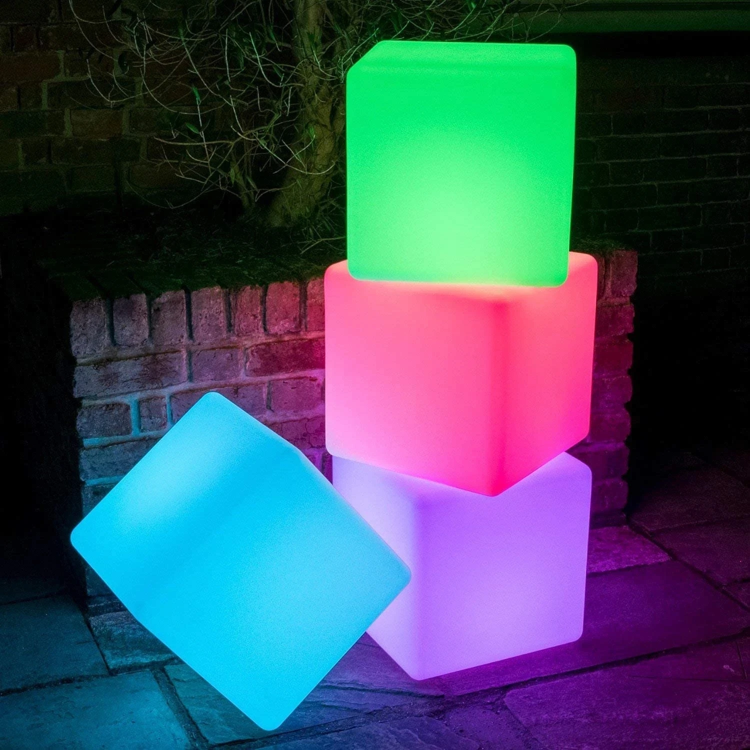 LED Cube 2025 Table Lamp 16 Colors Dimmable Night Light RGB 10/15CM Square Decorative Desk Lamp For new Bedroom Home Party Decor Lighting