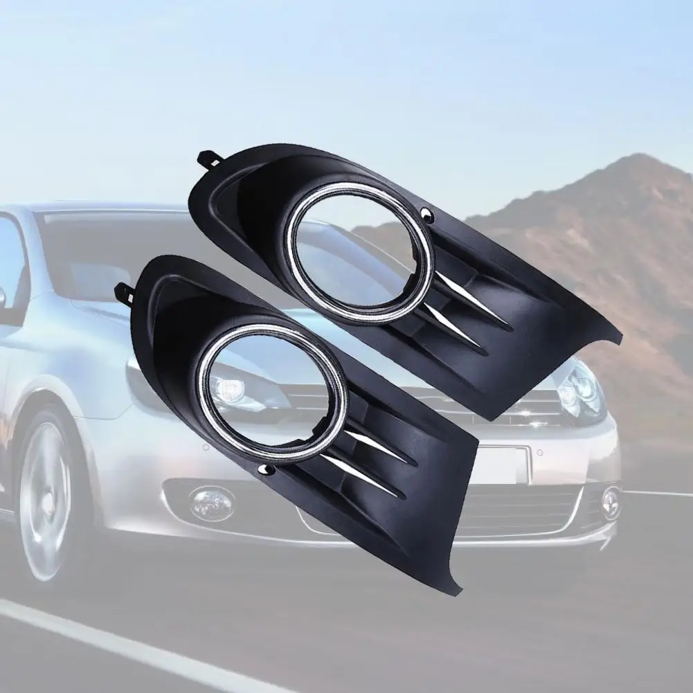 Front Bumper Grill Professional Perfect Match ABS L/R Lower Grille Replacement 5K0853665 5K0853666 for Golf 6 MK6 09-13