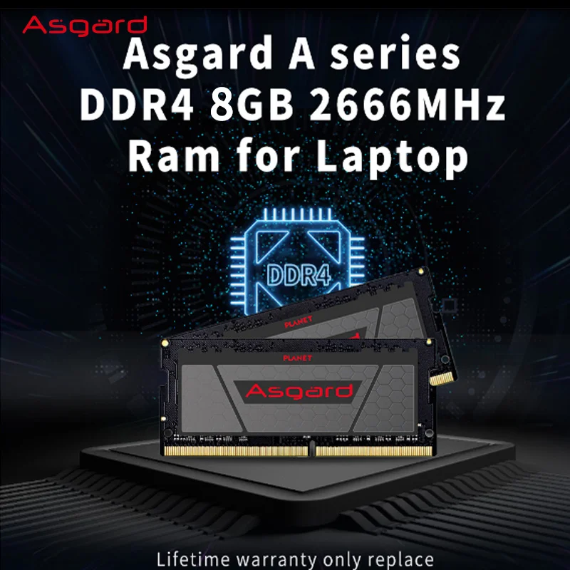 DDR4 RAM Memoria Asgard RAM 8GB 16GB 2666 3200MHz Sodimm for Laptop Memoria RAM DDR4 1.2V Notebook RAM smile