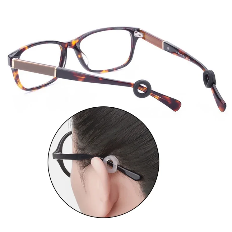 10 Colors Anti-slip new Silicone Ear 2025 Grip Glasses Eyeglasses Leg Ear Hook Stopper Eyewear Accessories Temple Tip Eyewear Holder
