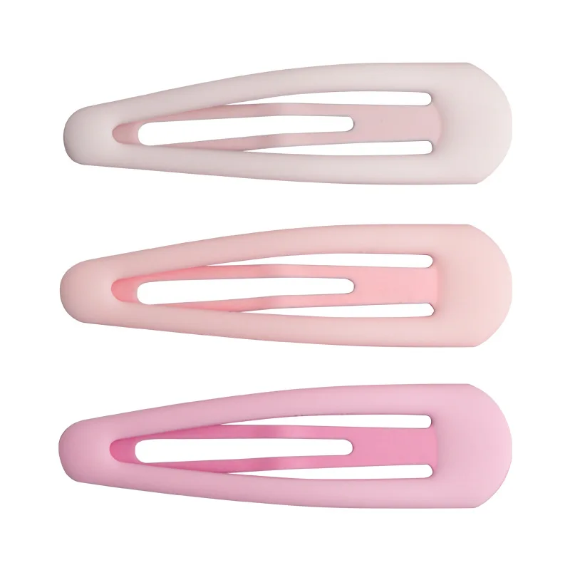 Pink Star UXSL Gradient Hair Clip For Womens Girls Sweet Side Clip Hairpin Hair Decorate Alloys Barrettes Child Hair Accessories smile