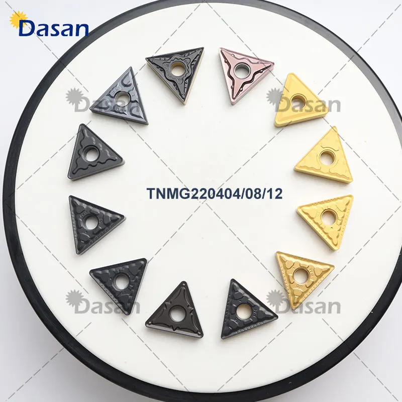 10PCS TNMG220412 PM GM OPM OMM PMK TNMG TNMG220408 TNMG220404 Carbide Inserts Turning Cutter Tools