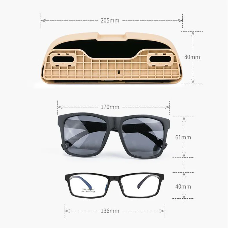 Accessories For BMW 1 2 3 4 5 7 Series X1 X3 X4 X5 X6 F30 F10 F15 F16 F20 G30 G01 G20 G05 E70 E71 F48 Sunglass Case Glasses Box