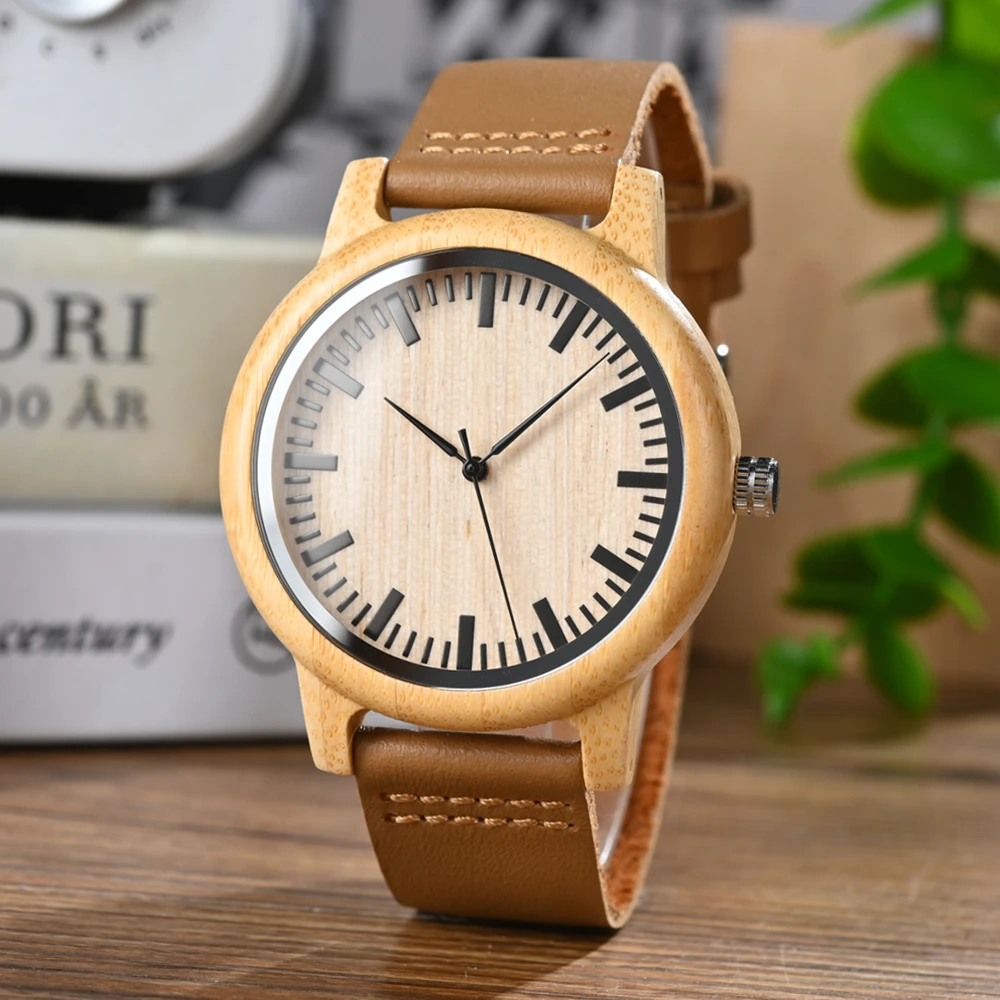 BIRD For BOBO Watch Men Bamboo Watch Japanese Quartz Movement With Colorful Bracelet Free Gift Drop ddmysmile Shipping Smile