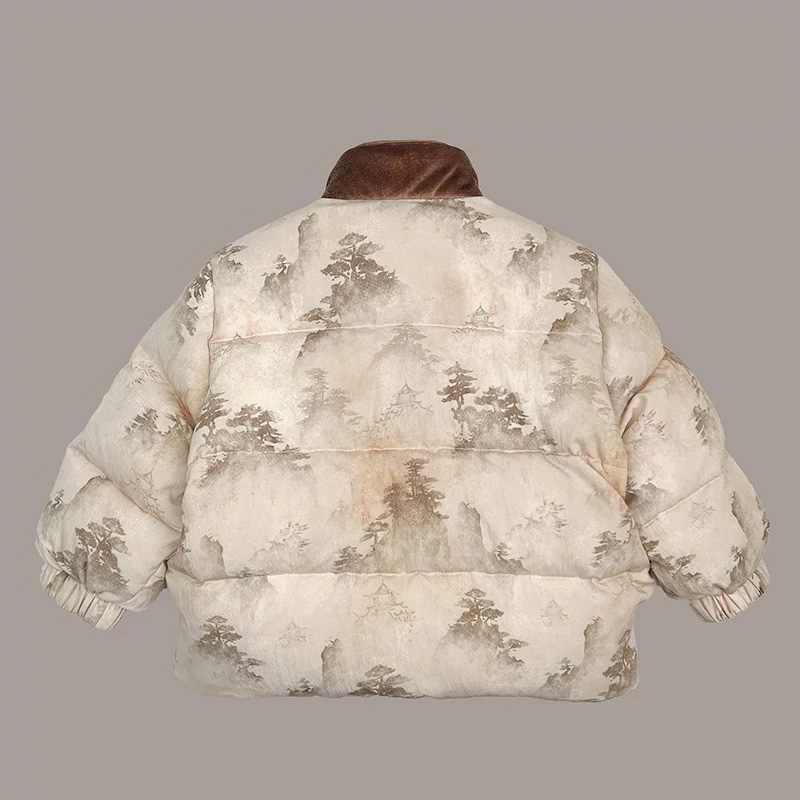 Winter children's new designer models of fashion warm thickened hanfu down jacket to pay homage to the New Year's Eve jacket tops