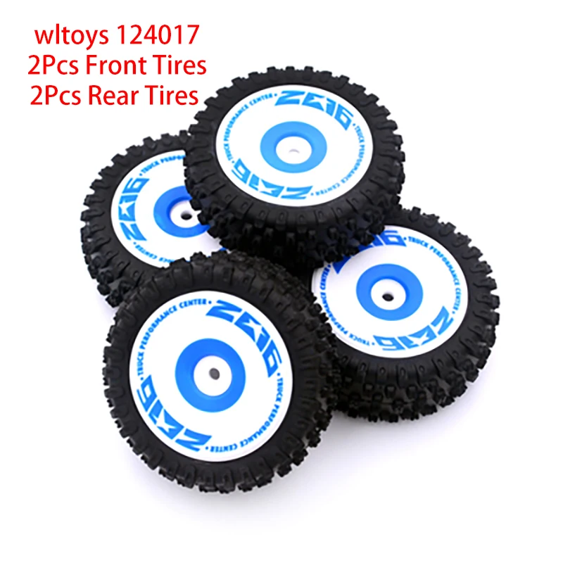 RC Car Wheels Orginal Tires for WLtoys 124016 124017 124019 124018 144001 144010 Remote Control Car Upgrade Parts Rubber Tyre