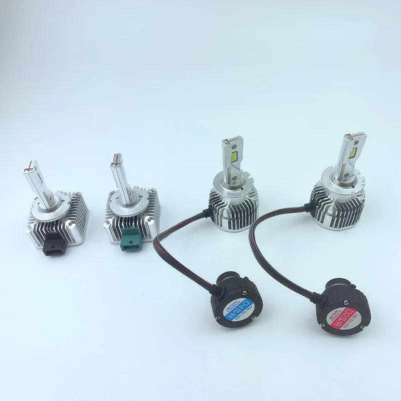 XZH D2S D3S LED Headlights Replacement Original HID Bulbs D1S D4S D5S D8S LED Plug and Play 6500K 12V Auto LED Bulbs