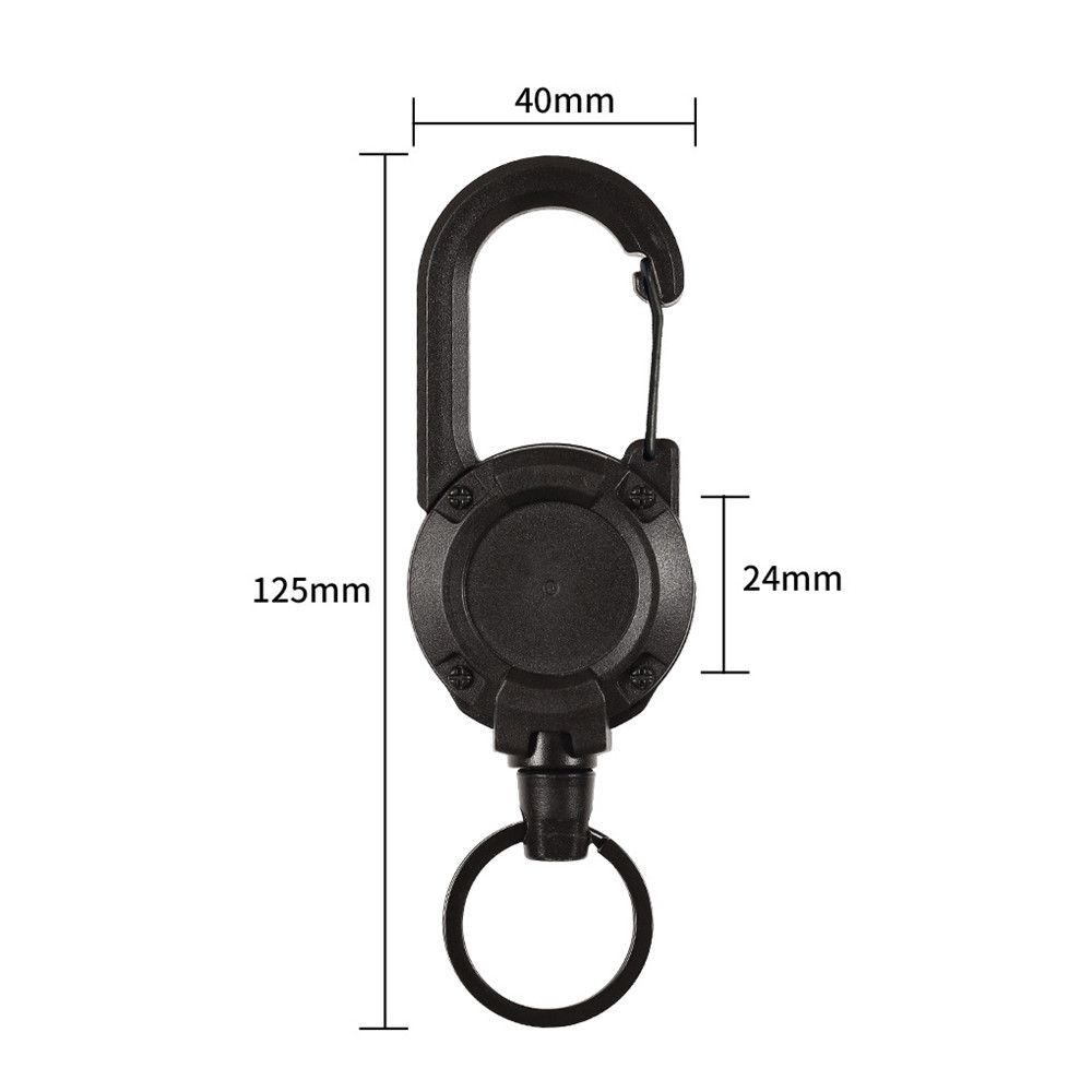 Key 2025 Ring Badge Reel Holder Retractable Id Card Badge Clip Hospital Nurse Supplies Name Tag Badge Reels Belt Rope new Holder Keychain