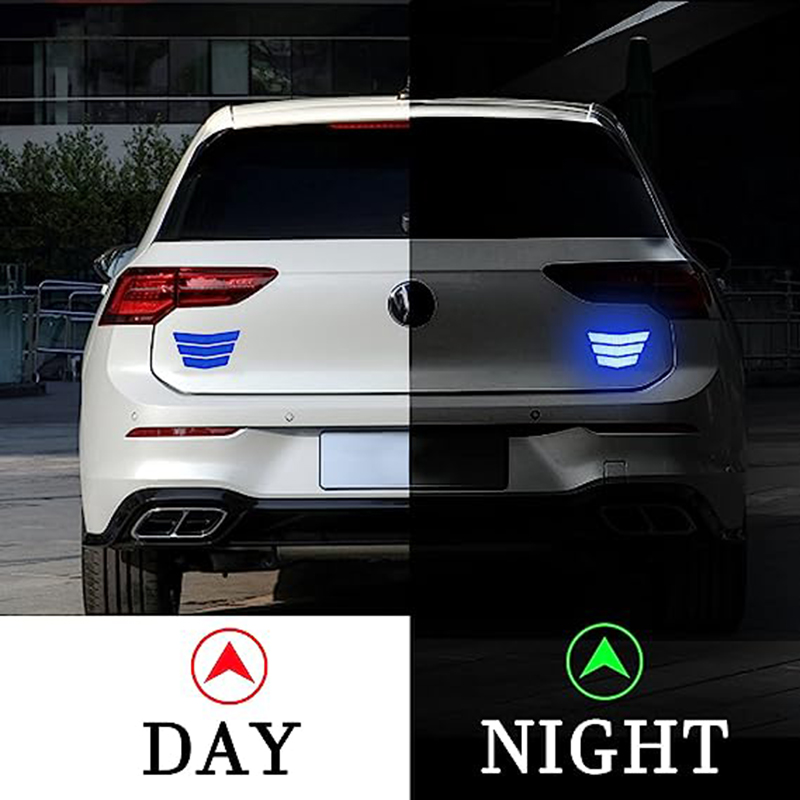 Reflective Sticker Motorcycle Bicycle Reflective Stickers Bike for Car Motorcycle Helmet Safety Warning Decals White Waterproof