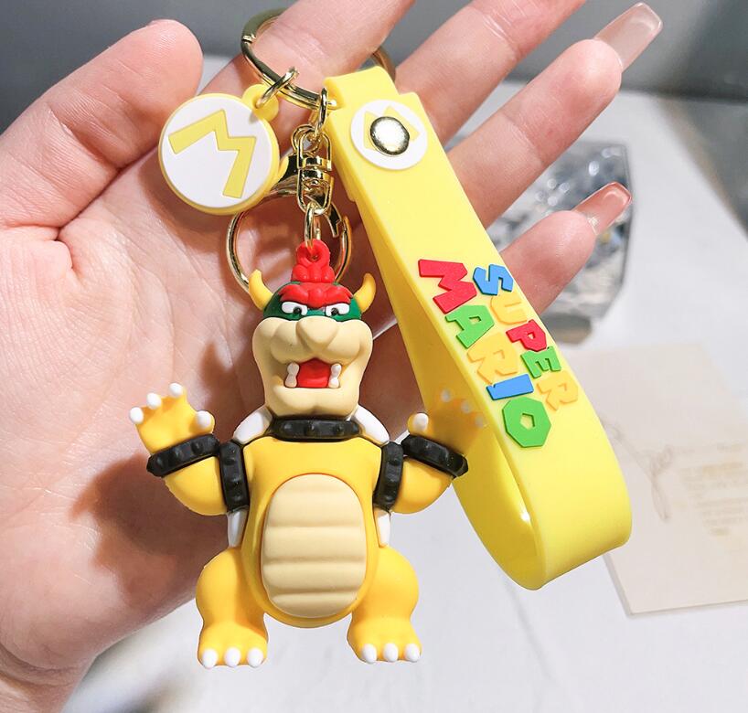 Fashion 3D Keychain Backpack Ornament Soft Car key Ring Gifts 32123