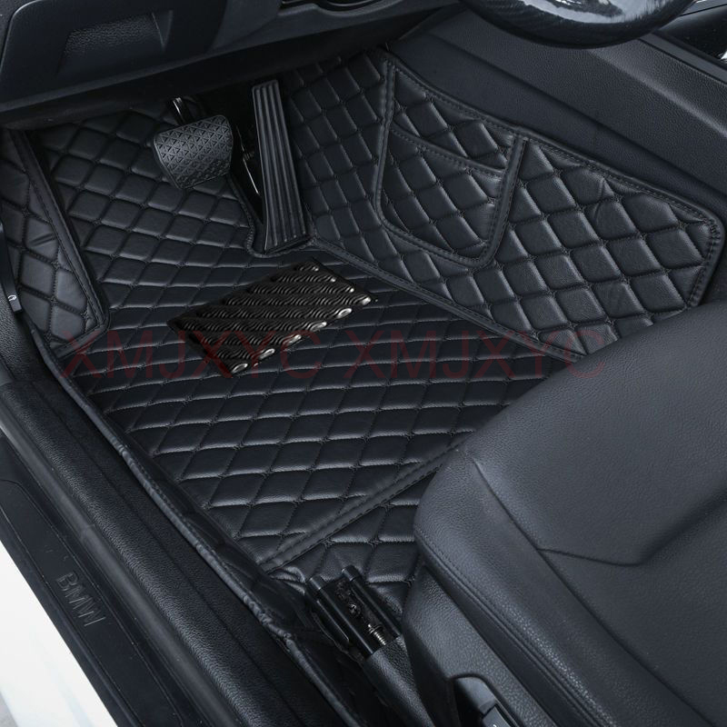 Artificial Leather Custom Floor Mats for 5 Series E39 1995-2004 E60 F10 G30 2017-2022 Car Accessories Interior Details