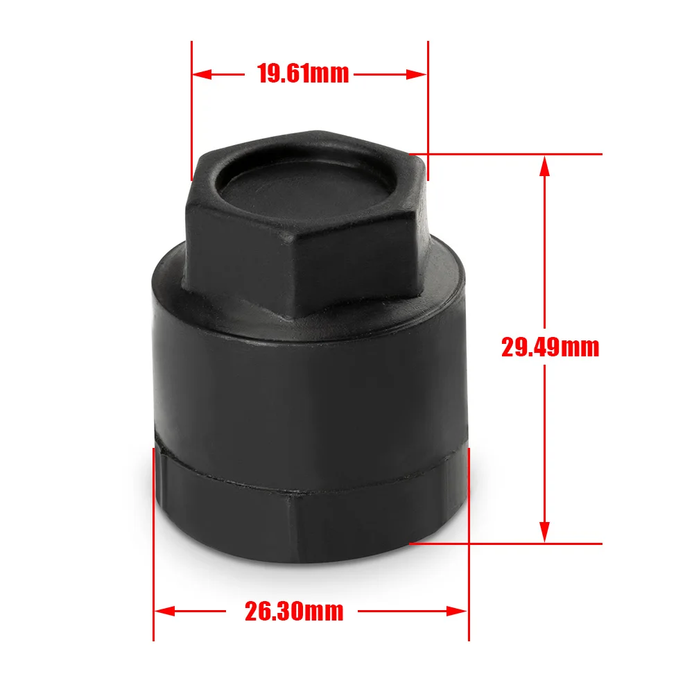 For GMC 20Pcs For Buick ddmysmile For Chevrolet For Olds Repair Black Wheel Lug Nut Covers Cap M24x2.0 15661036 10028614 21010462 560-5208 Smile