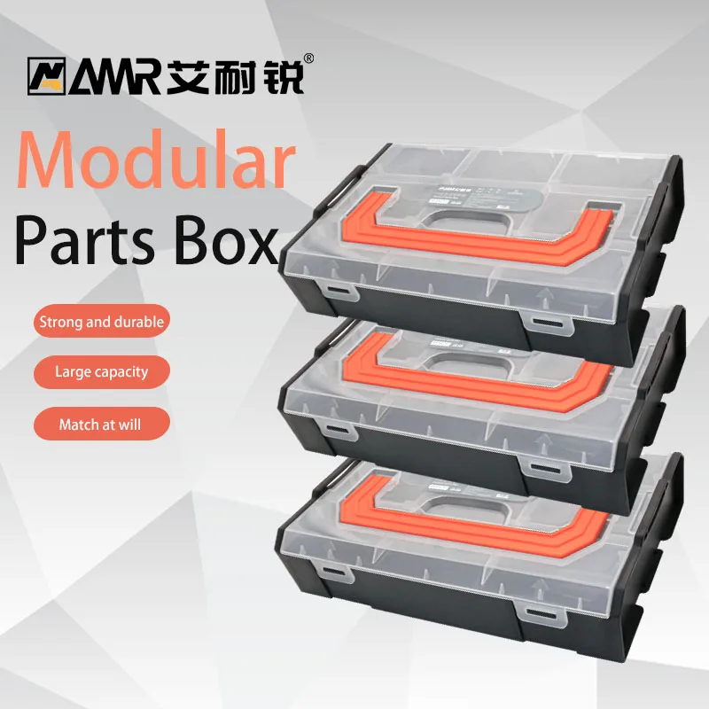 Toolbox Organizer Tool Organizer Nail Organizers Parts Case Storage Box Screw Nuts and Bolt Electronic Component Storage Bin - C