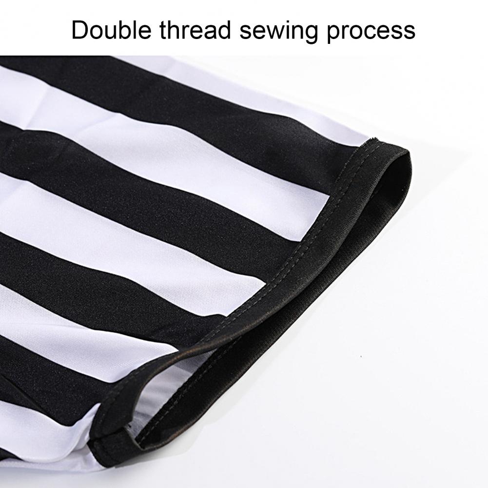 Professional Football Referee Uniform Custom Shirts Adult Black White Soccer Jerseys Training Clothes