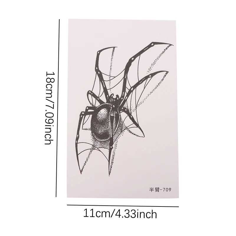Herbal Tattoo Stickers Spider Web Temporary Tattoos Persistent Punk Cobweb Fake Tattoos Cheap Products Festival Artists Tattoo Stickers W241109