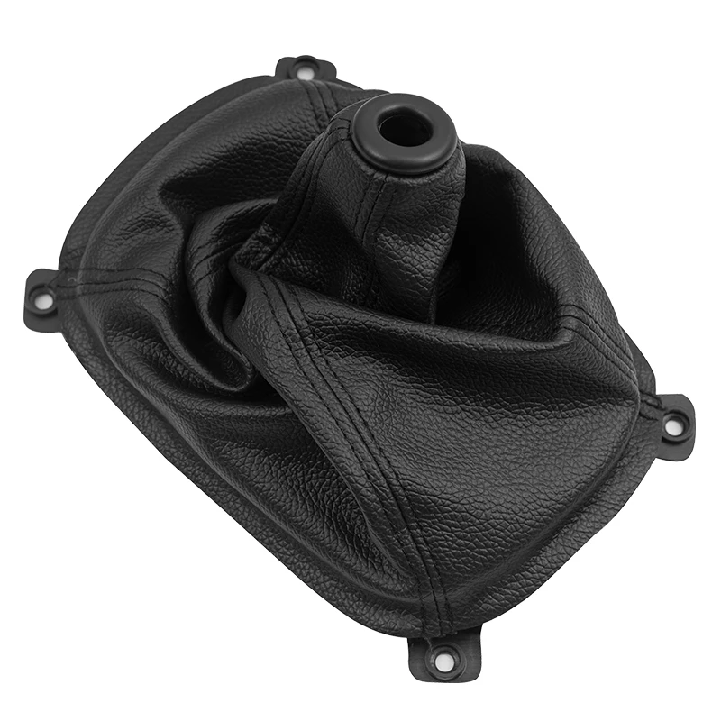 Gear Sportage For Kia Shift Knob Lever Shifter Gaitor Boot PU Leather Dustproof Cover Case Beige Black Car Styling Accessories smile