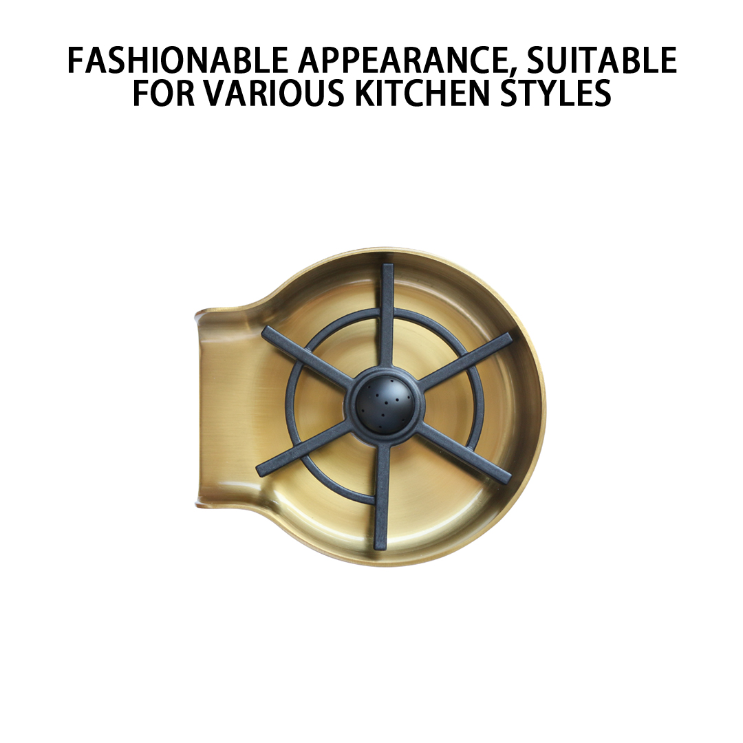 New glass washer home cup cleaning cup washing machine bar cup washer stainless steel cup washers gold five leaves