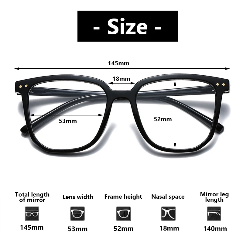 Korean Anti Blue Light Transparent Computer Glasses Frame Women 2025 Men Round Eyewear Glasses Optical Spectacle new Eyeglass Glasses