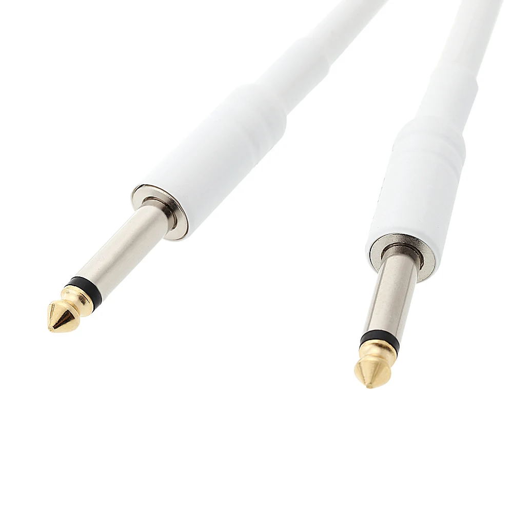 2M 6.6ft / 2m 6.35mm Mono Male to 6.35mm Mono Male Cable Wire Cord for Guitar Bass Instrument guitar accessories guitar capo