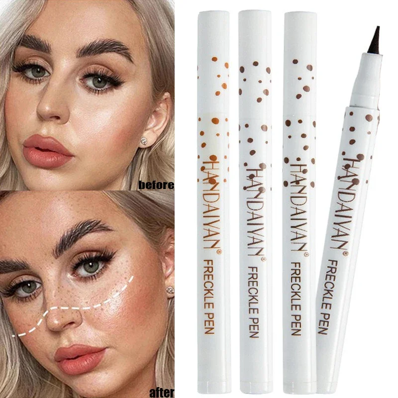 Pen Natural Lifelike Freckle Concealer Dot Spot Pen Waterproof Long Lasting Neutral Lightweight ddmysmile Convenient Face Concealer Makeup Smile