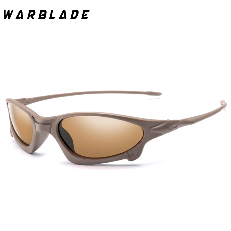 Sports WarBLade New Polarized Sunglasses Men Brand Design Retro Sun Glasses Male Driving Black Goggles Eyeglasses UV400 Oculos smile