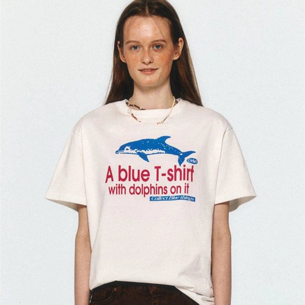 Fashionable American Retro Cute Print Graphic T shirt Summer street Y2K Personalized Harajuku Hip White Letter Oversized 240402