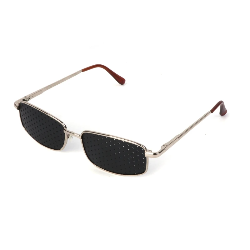 Metal Pinhole Glasses Exercise Eyewear Eyesight Improvement for VISION Training