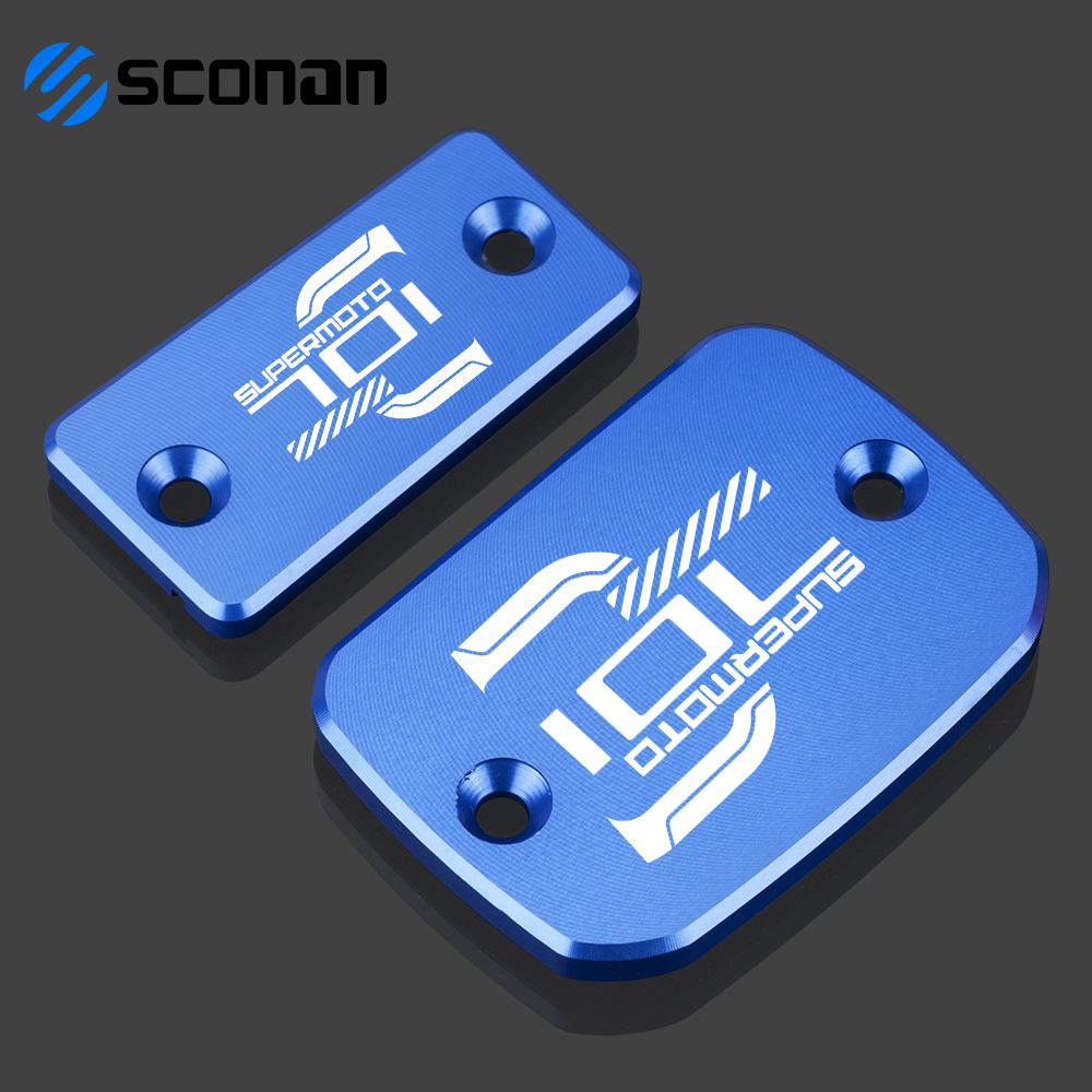 Motorcycle Accessories CNC Oil Fluid Cap For Husqvarna 701 supermoto 2016 - 2021 2020 2022 Brake Clutch Cylinder Reservoir Cover