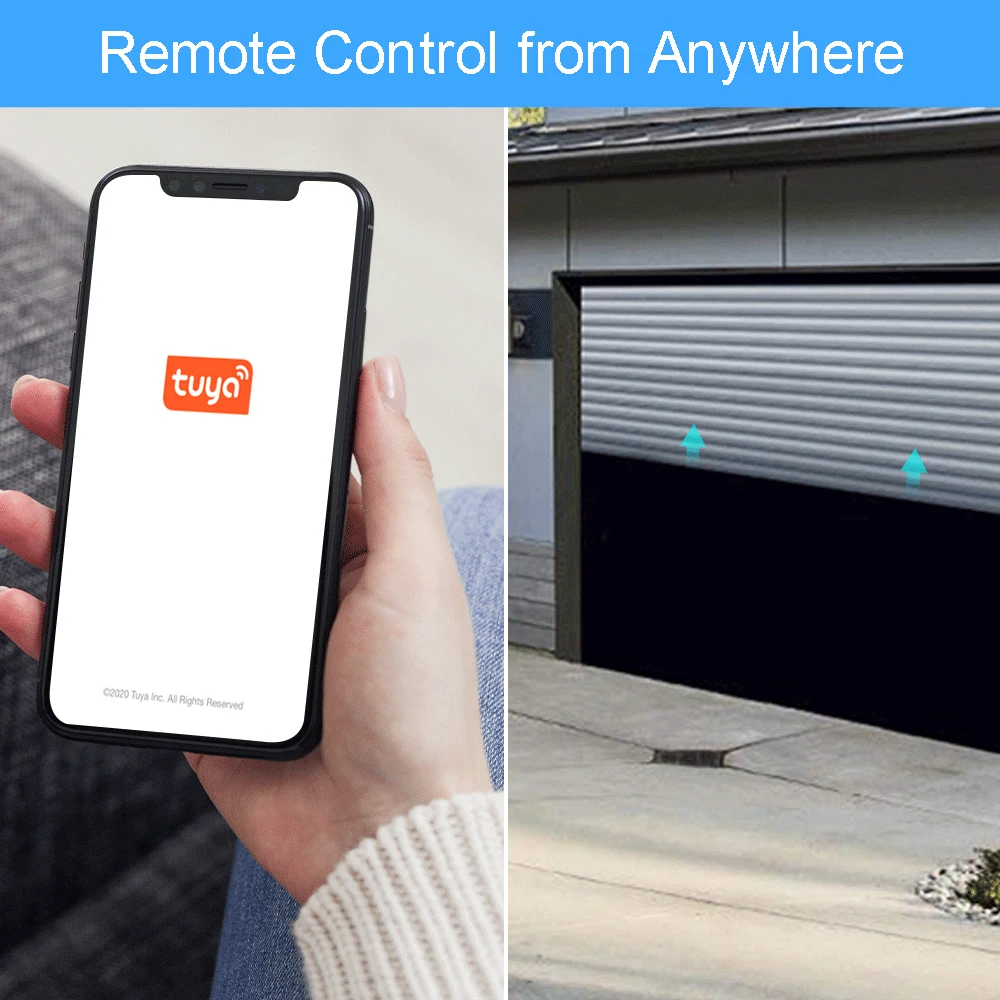 Tuya Smart Life Garage Door Motor Receiver 4CH new Switch Controller WiFi Switch Alexa 2025 Opening Home Control Contact Voice