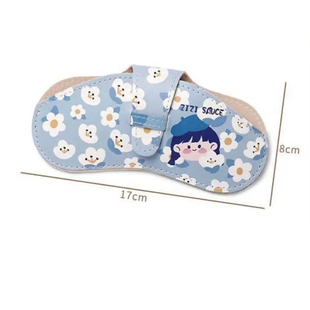 Creative Anti Pressure PU Leather Printed Glasses Bag Protective Cover Storage Bag Glasses Case Spectacle Case