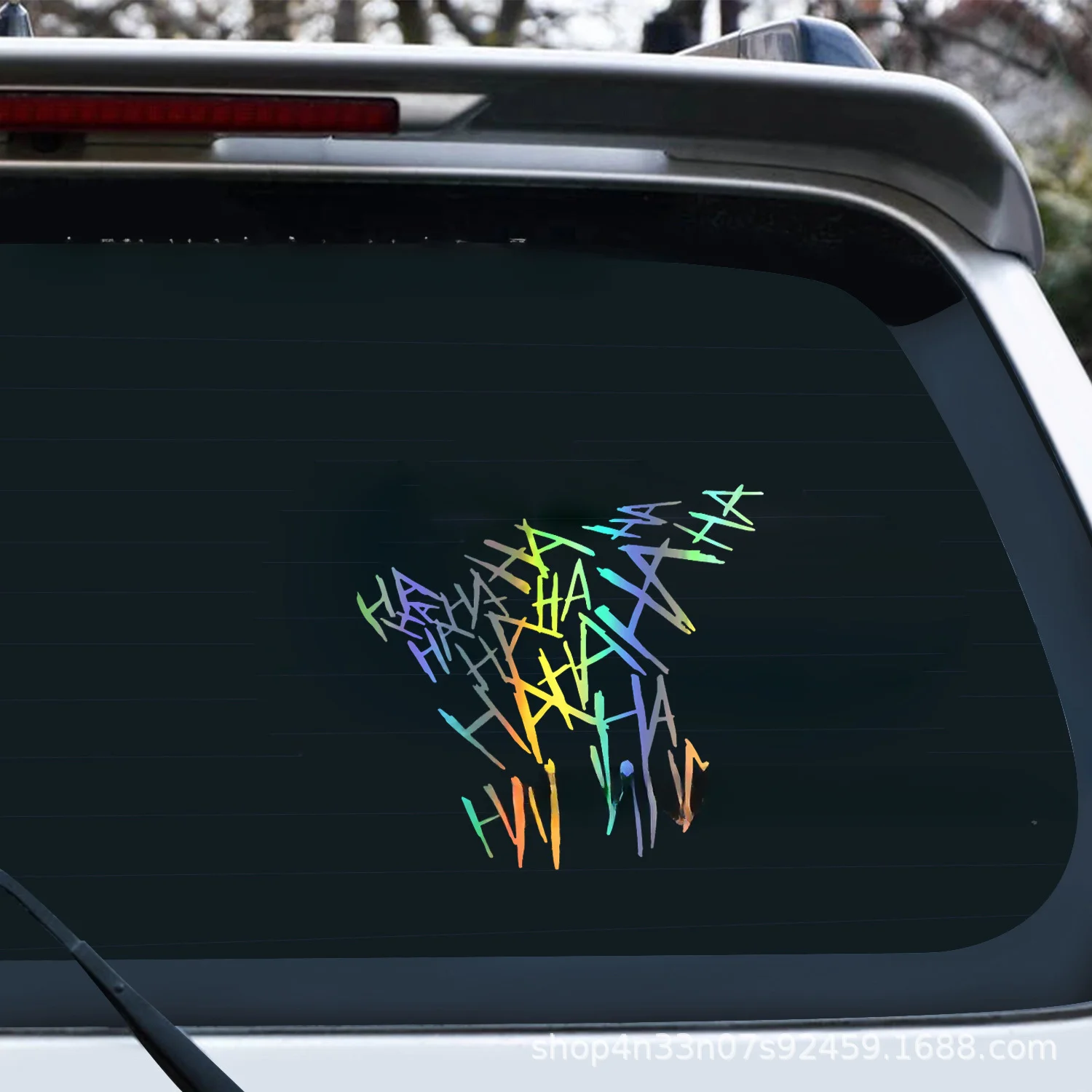 Motorcycle Sticker HAHAHA Motorcycle Helmet new Car Stickers Moto Auto Decal Funny JDM Vinyl On 2025 Car styling