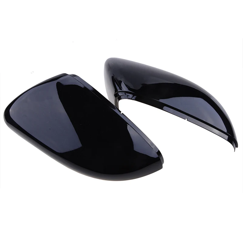 Rhyming Side Mirror Rearview Mirrors Cover Wing Cap Glossy Black Fit For VW GOLF 6 MK6 GTI R GTD 2008-2013 Car Accessories