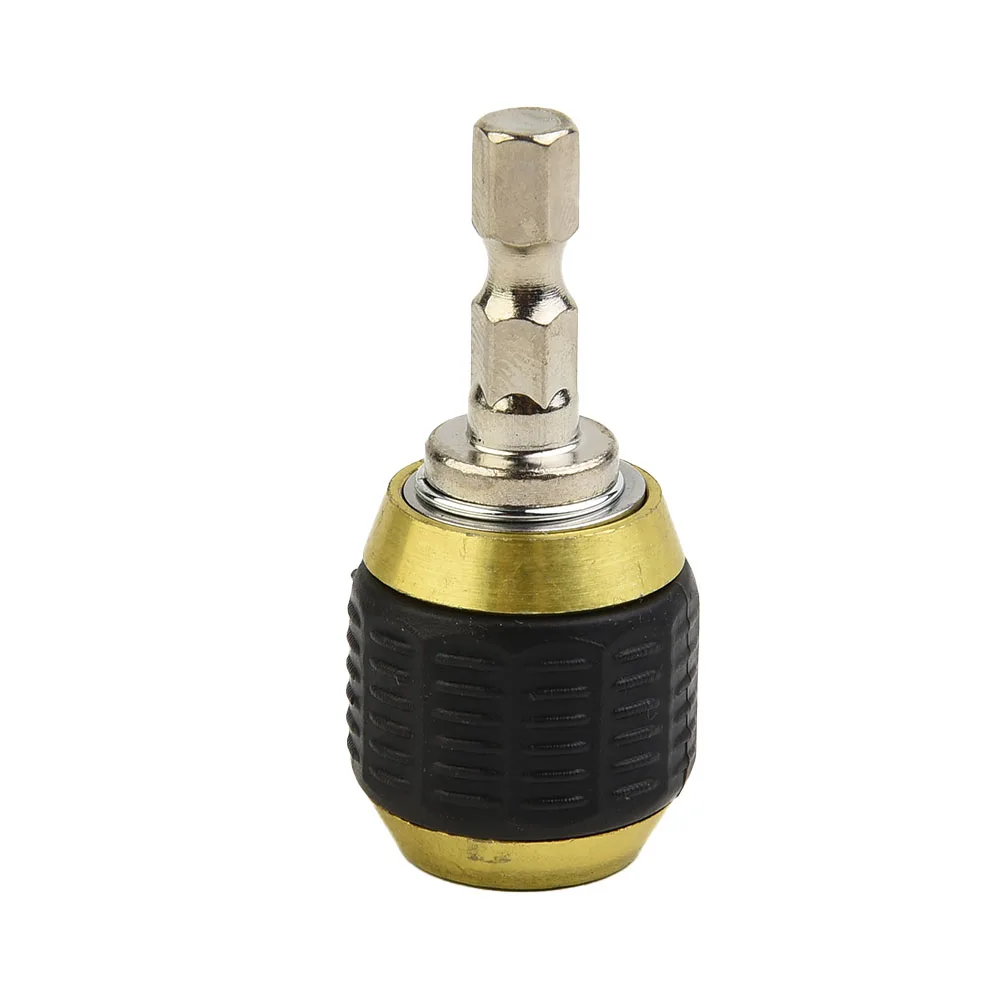 1/4In Hex Handle Connecting Rod 50mm Metal Shank Quick Coupling Drill Bit Quick Change Electric Drill Adapter Converters Tools