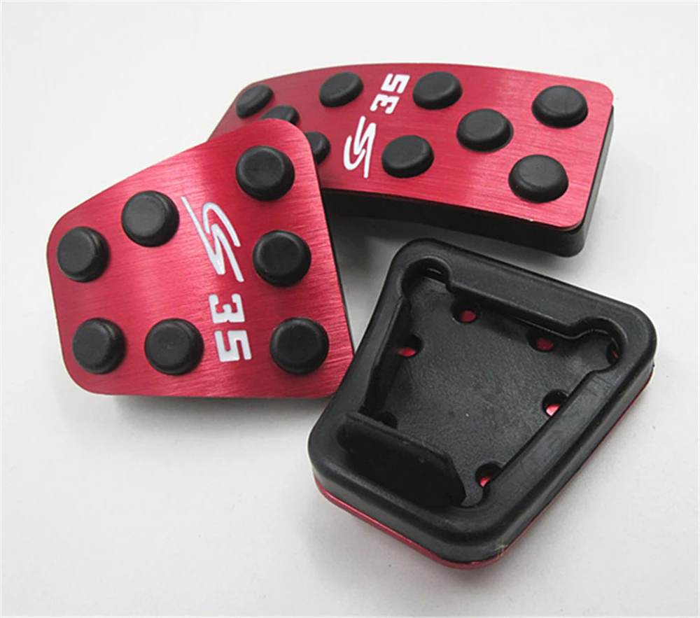 TTCR-II Car Accessory Accelerator Gas Brake Footrest Modified Pedal Pad for Changan CS35 AT/MT Decorate Protector Sticker Cover