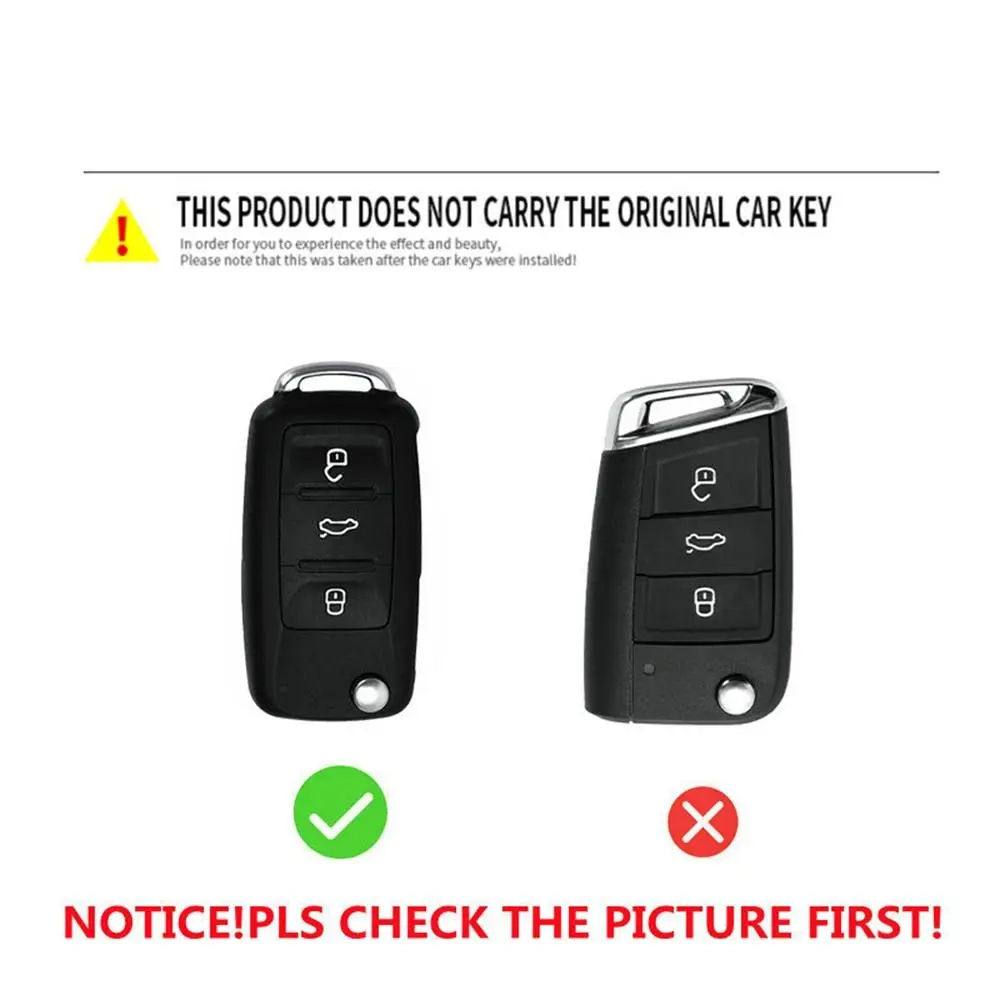 Car Key TPU Car Key Case Cover for VW Polo Golf Passat Beetle Caddy Tiguan Skoda Octavia - Full Protection 2024 Models H250113